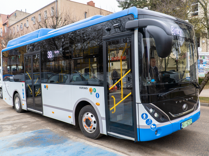 Autobus elektryczny w Giżycku