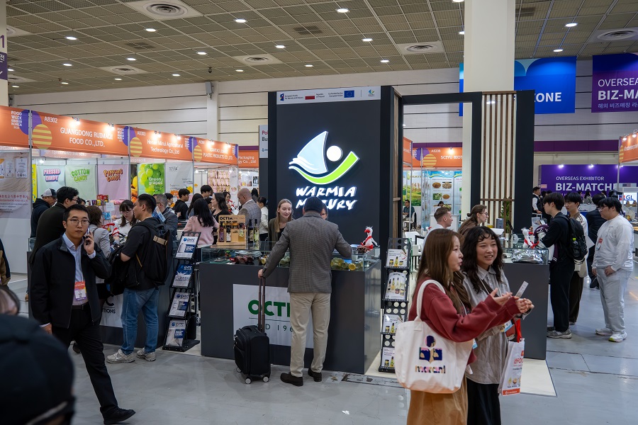 Stoisko podczas targów w Seulu 