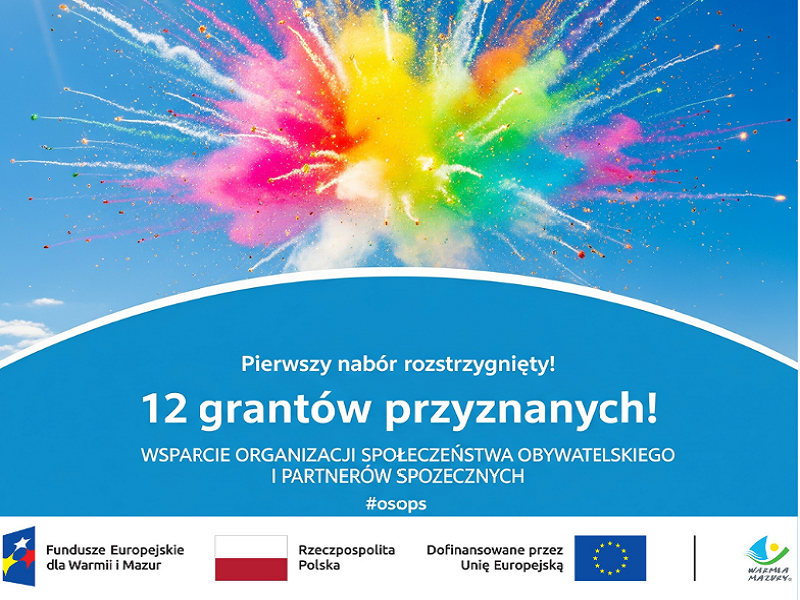 Plansza z nazwą konkursu 