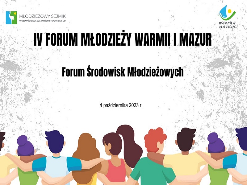 Plakat - Forum Młodzieży z Warmii i Mazur 