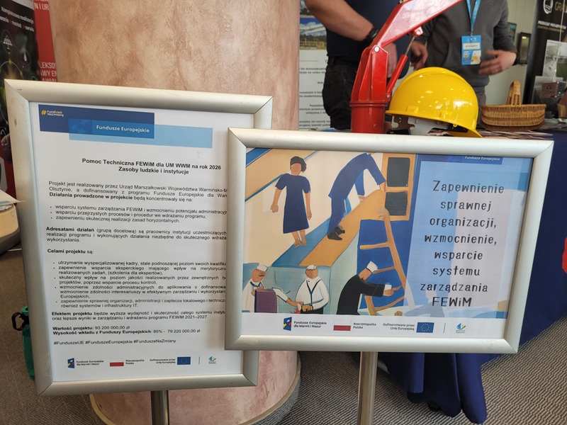 Plansze z informacją o projekcie 