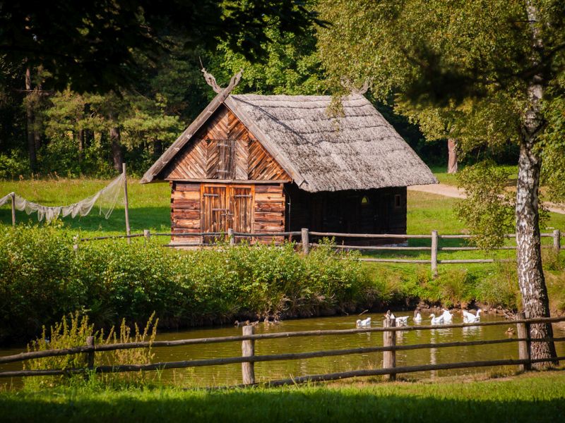 Skansen w Olsztynku 