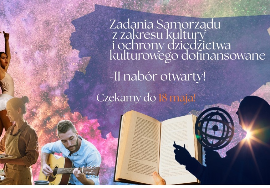 Plansza z informacjami o konkursie 