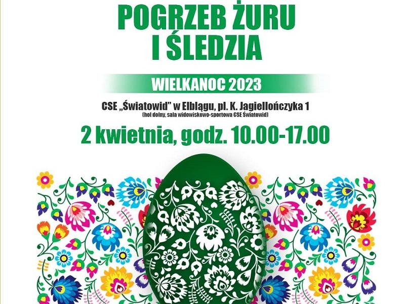 Plakat zaprszający na jarmark w Elblągu 