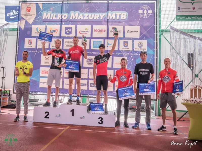 Zakończenie zawodów Milko Mazury MTB 