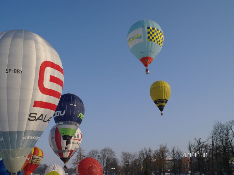 Zawody balonowe w Ełku 