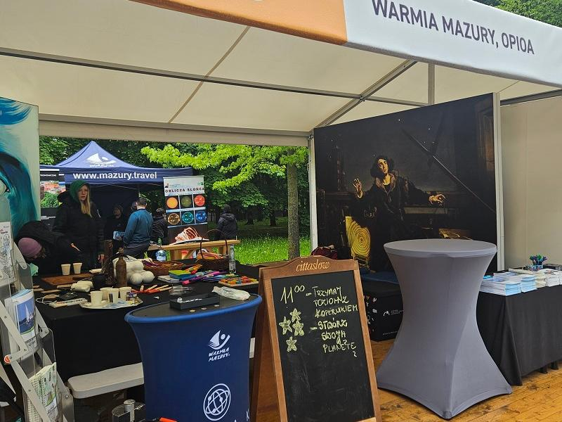 Stoisko podczas targów w Warszawie 