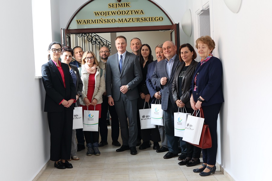 Przedstawiciele mniejszości narodowych z wizytą u marszałka