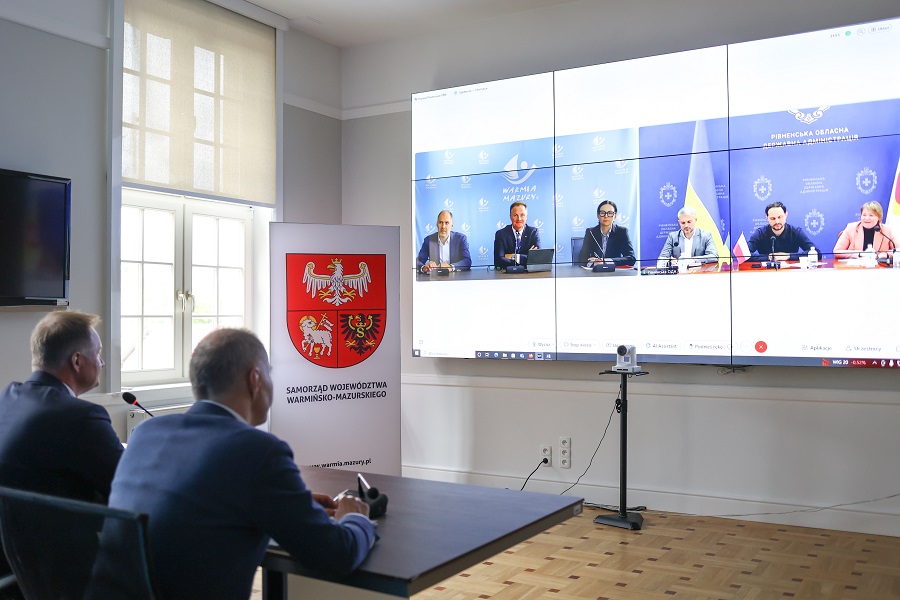 Spotkanie online z udziałem marszałka Marcina Kuchcińskiego 