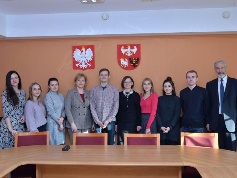 Studenci z Ukrainy przebywali na praktykach w Urzędzie Marszałkowskim 