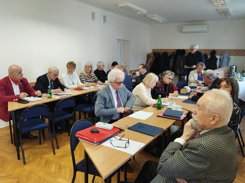 Uczestnicy posiedzenia Rady Społecznej w Olsztynie 