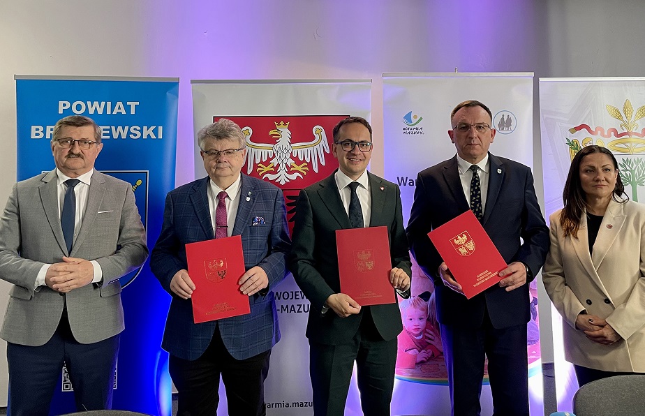 Podpisanie umowy w Braniewie 
