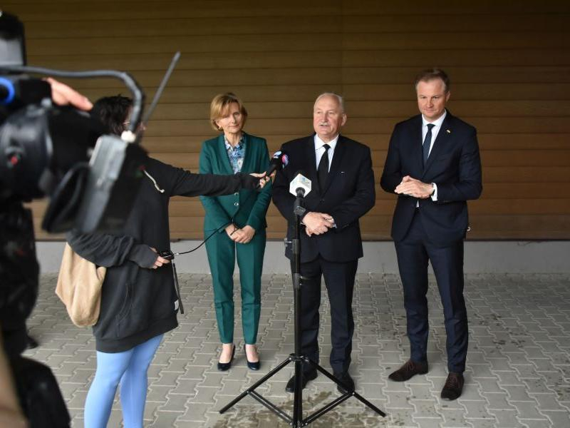 Konferencja prasowa w olsztyńskim szpitalu 