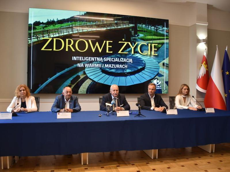 Konferencja prasowa w Urzędzie Marszałkowskim w Olsztynie 