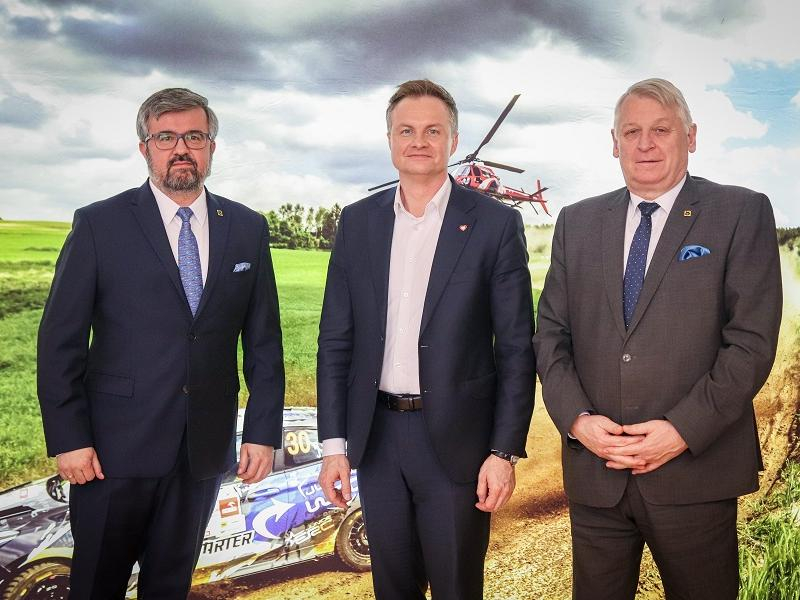 Marszałek Marcin Kuchciński z przedstawicielami Polskiego Związku Motorowego 