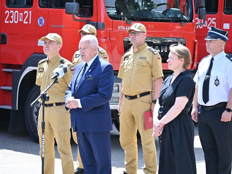 Spotkanie marszałka z ukraińskimi strażakami 