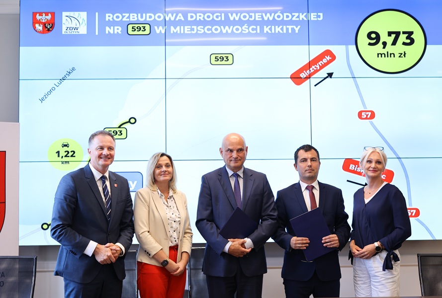 Uczestnicy podpisania umów 