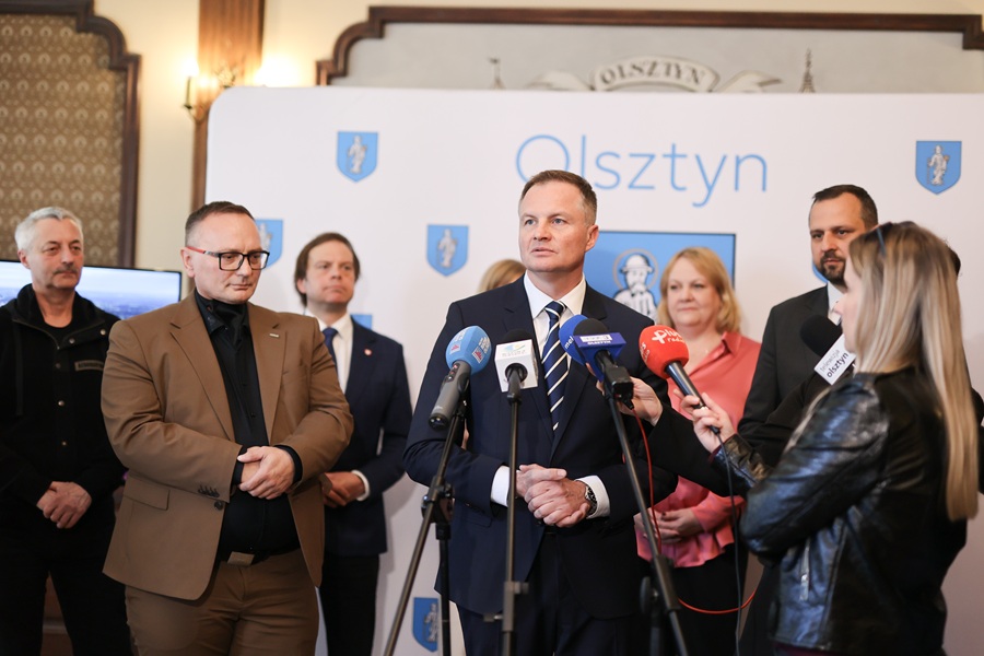 Uczestnicy konferencji prasowej 