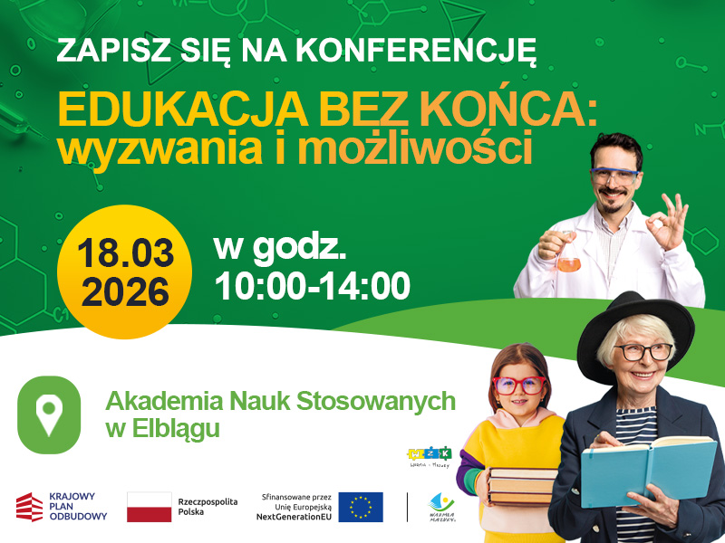 Plansza zaprszająca na konferencję 