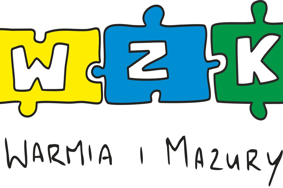 Plansza z napisem WZK Warmia i Mazury 