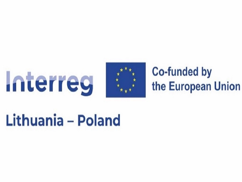 Plansza z napisem Interreg Polska-Litwa