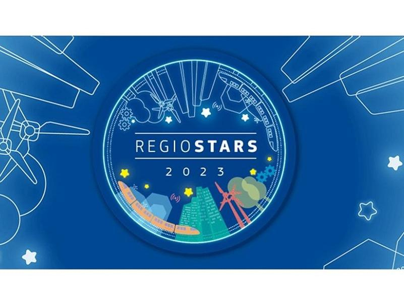 Logotyp z napisem - REGIOSTARS 2023 