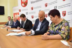 Podpisanie umów w Olsztynie