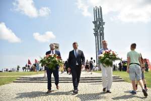 Uroczystości na Polach Grunwaldu 