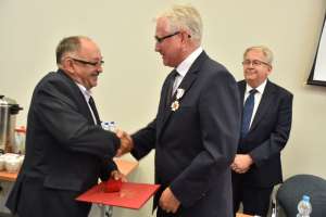 Wręczenie Odznaki Honorowej za Zasługi dla Województwa Warmińsko-Mazurskiego 