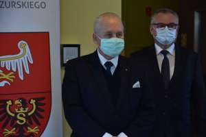 Podpisanie umowy w szpitalu w Pasłęku 