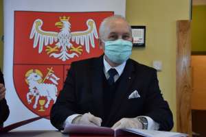 Podpisanie umowy w szpitalu w Pasłęku 