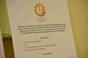 Uroczystości w szpitalu dziecięcym w Olsztynie 