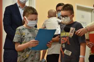 Uroczystości w szpitalu dziecięcym w Olsztynie 