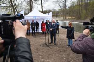 Uroczystości na wyremontowanym Kanale Piękna Góra 