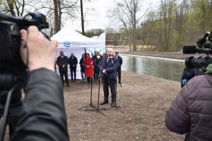 Uroczystości na wyremontowanym Kanale Piękna Góra 