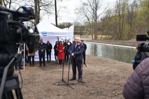 Uroczystości na wyremontowanym Kanale Piękna Góra 