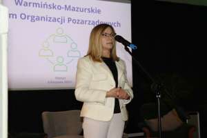 Uczestnicy Warmińsko-Mazurskiego Forum Organizacji Pozarządowych w Olsztynie 