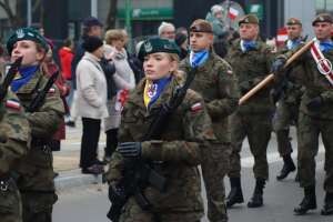 Uczestnicy wojewódzkich obchodów Święta Niepodległości 