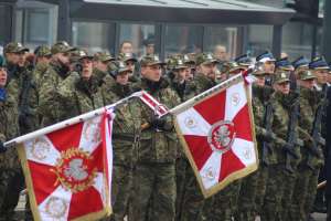 Uczestnicy wojewódzkich obchodów Święta Niepodległości 