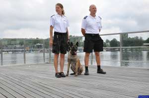 Psy w służbie warmińsko-mazurskiej policji. Fot.wm.policja.gov.pl