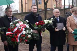 Uroczystości pod pomnikiem Kanta oraz spotkanie z samorządowcami w Gołdapi 