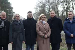 Uczestnicy konferencji prasowej w Kętrzynie i Giżycku 